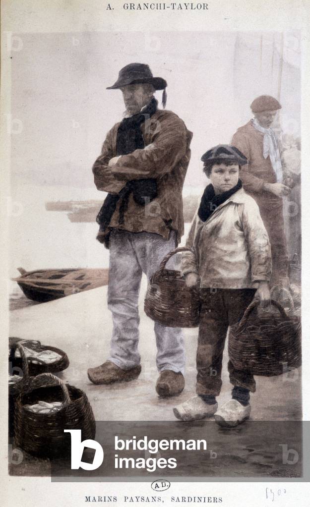 Sardinian peasant sailors by Granchi-Taylor, 1900.