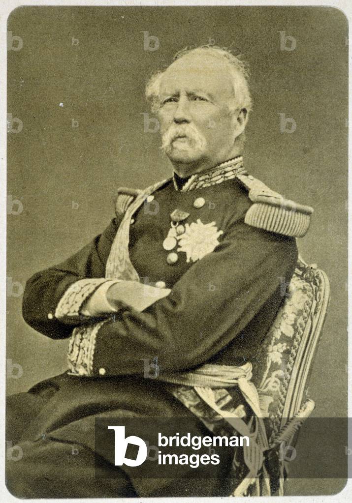 Portrait of Mac Mahon between 1865 and 1875.