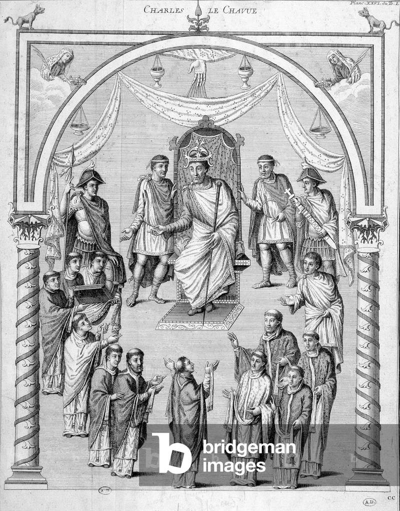 Francia nel IX secolo: Carlo II Le Bald (823-877).