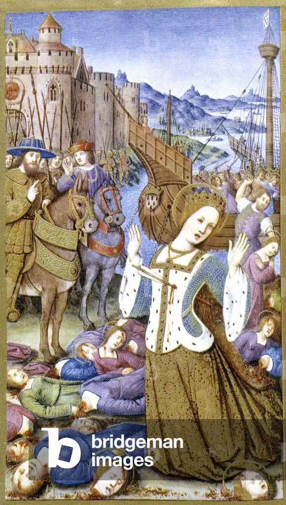 Saint Ursule after Jean Bourdichon, 15th century - in “The Hours of Anne of Brittany””