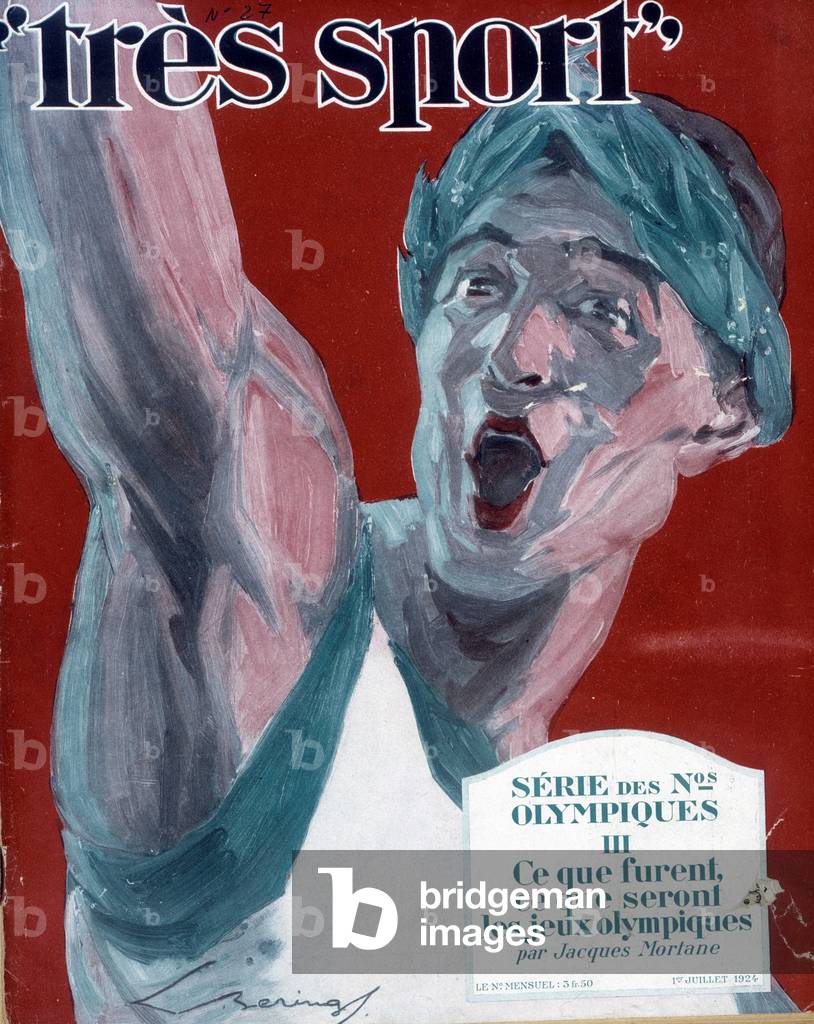 tres sport: monthly sports magazine, issue of July 1, 1924. Series of Olympic Numbers, what were, what will be the Olympic Games by Jacques Mortane.