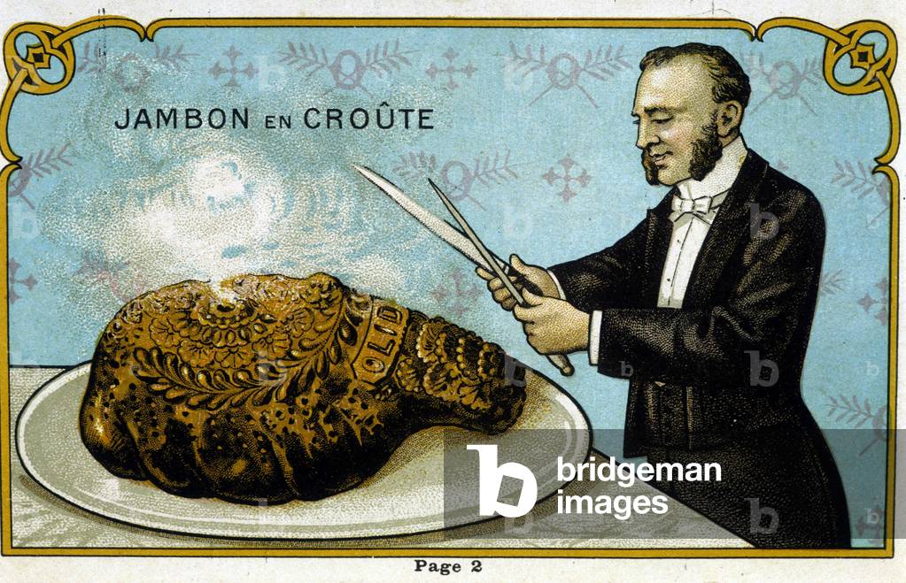 Advertising for Olida crust ham