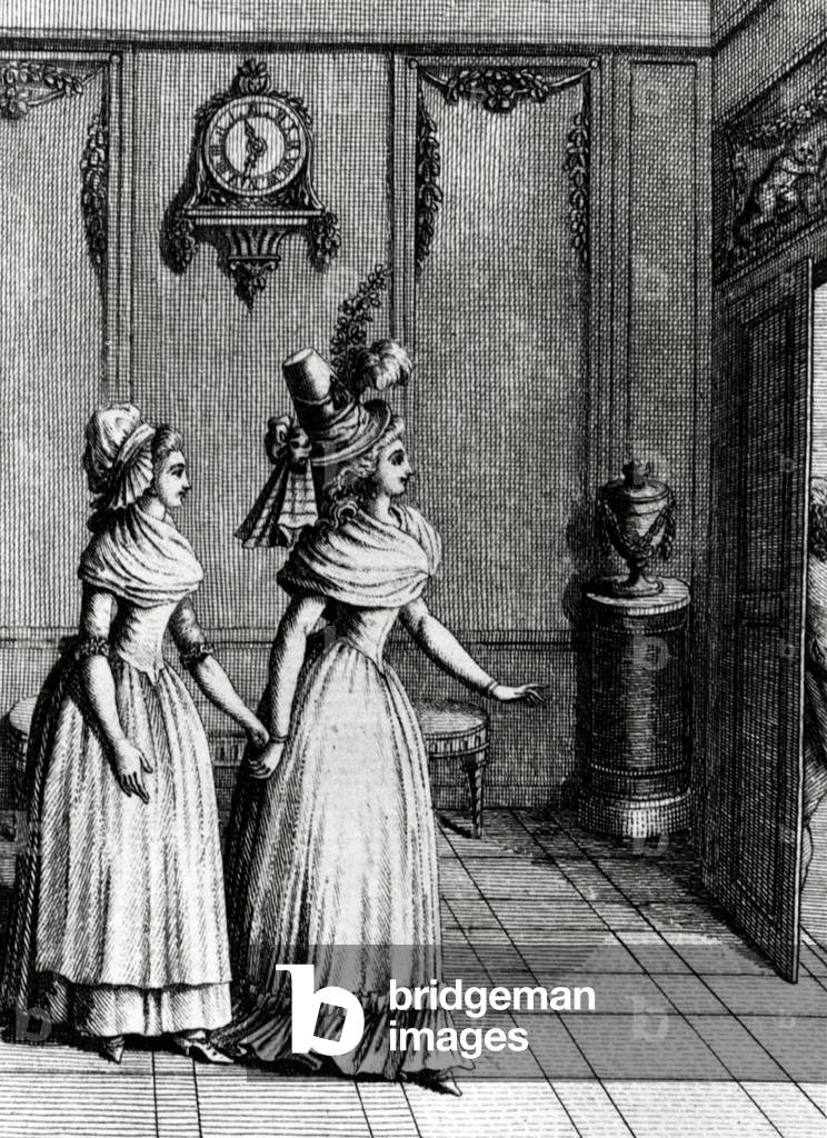 Libertinage - in “Histoire jour par jour d'une femme de la Republique Francaise”, Restif de La Bretonne (1734-1806), Geneva 1791-1794.