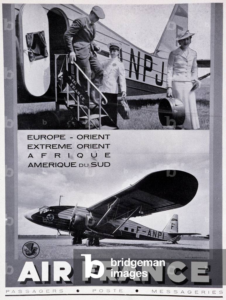 Advertising for the aviation company 