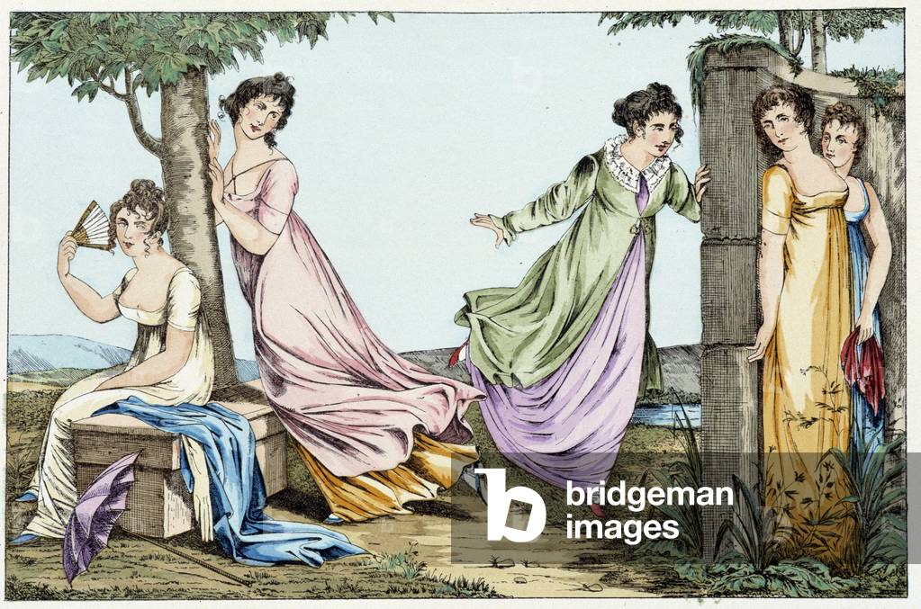 Women playing Cache. In “Sport and skill games”, 19th century engraving.