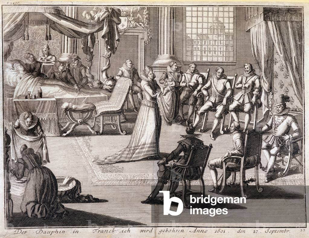 Louis XIII was born on 27 September 1601. by French Artist
