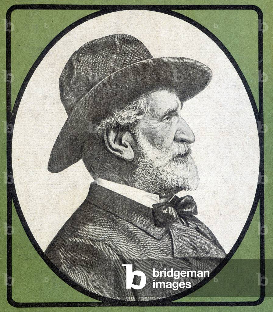 Portrait of Verdi - in 