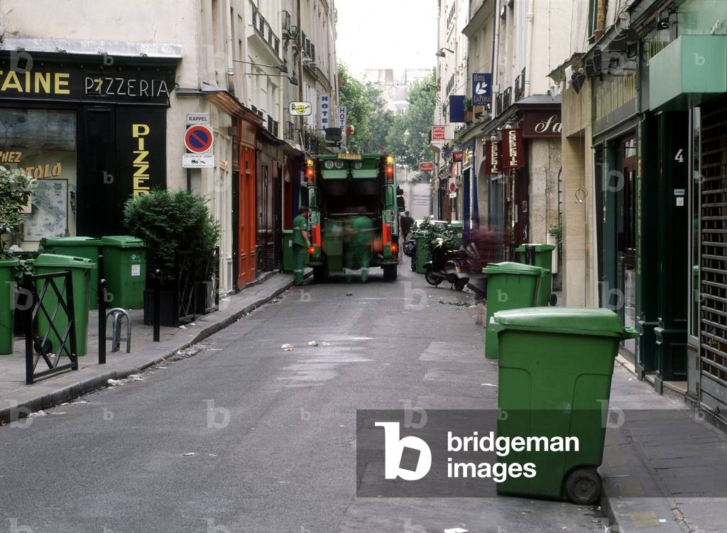 Garbage collection in Paris.