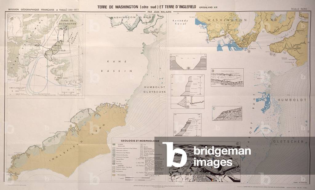 Polar map - geographic mission.