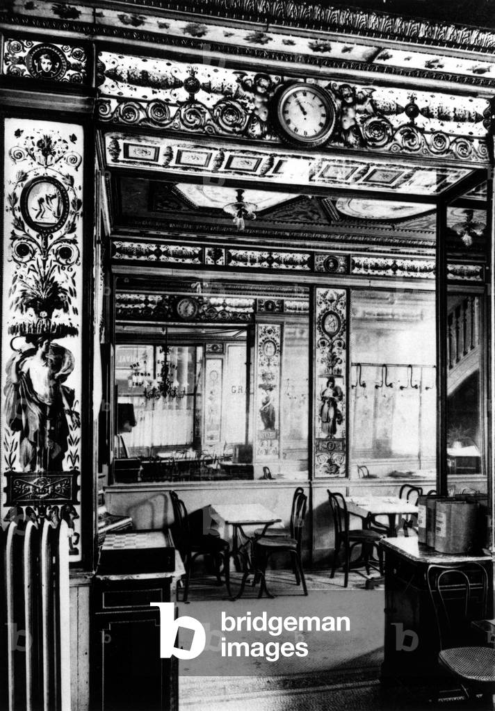 Paris, inside the cafe, the Grand Vefour.
