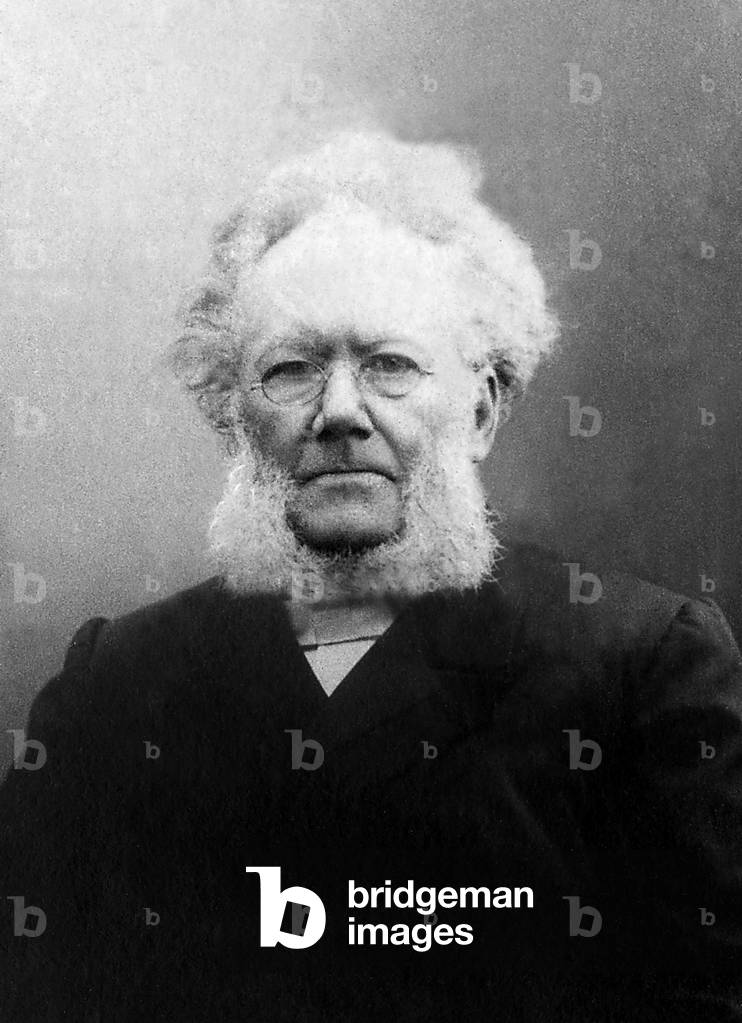 Portrait of Henrik (Henri) Johan Ibsen (1828-1906), Norwegian playwright.