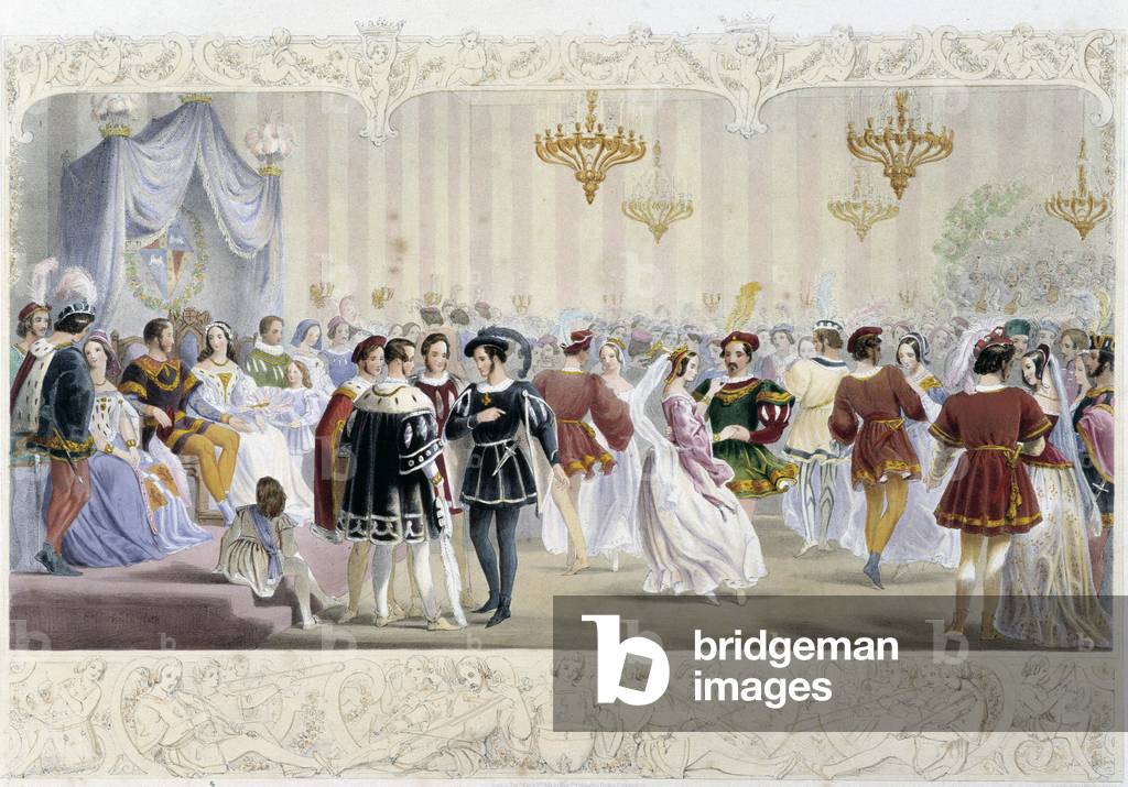 The Ball at the Court - in “Knight of England” by J. Whatman, ed. T. M'Lean, 1821