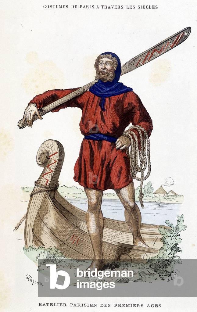 In Paris through the centuries by Knee-Lac, 1881.