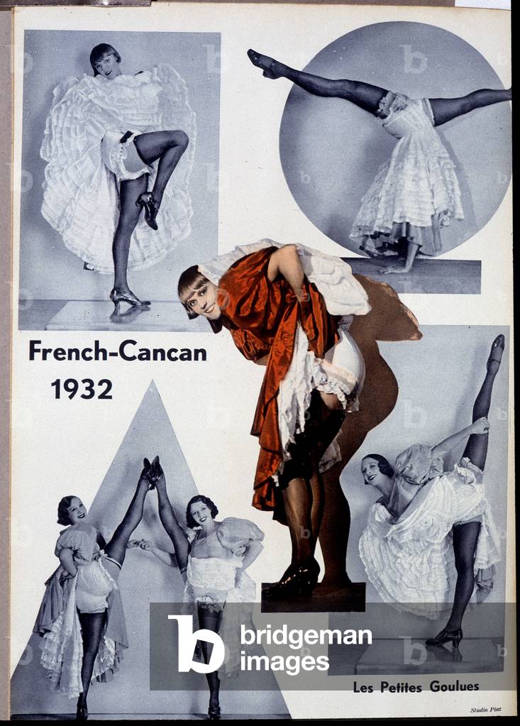 Figures of French-cancan - in 