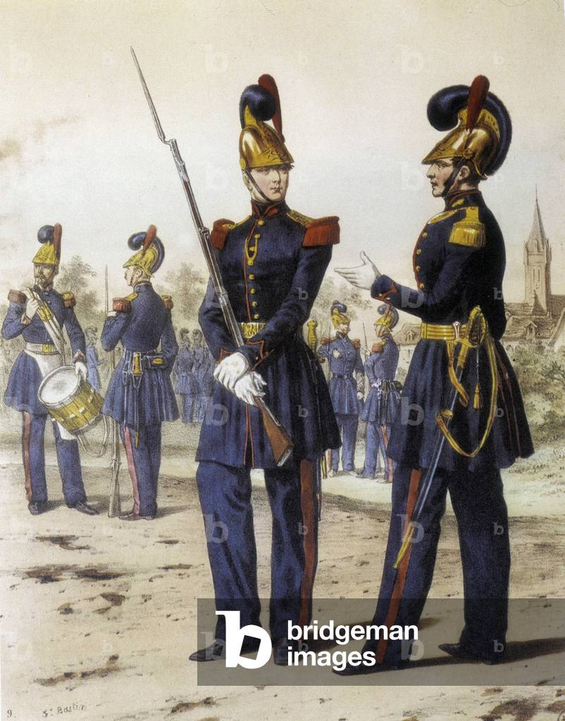 Firefighters: great outfit under Louis Philippe