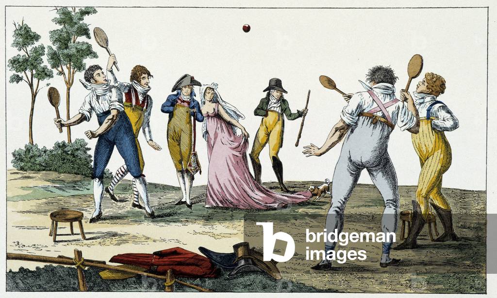 The long palm - engraving, deb. 19th century