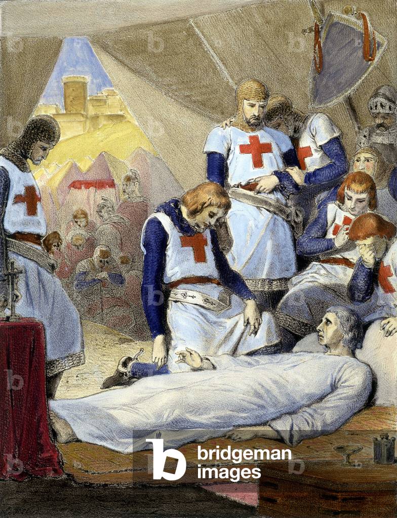 The death of Saint Louis, during the 8th Crusade, 1270