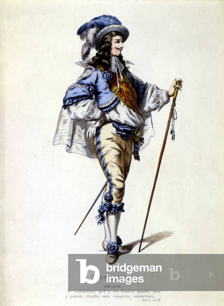 Portrait of Don Juan in foot, sd. 19th century