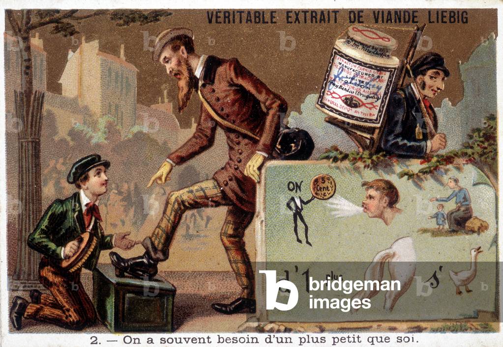 Illustration of the popular expression in the form of rebus 