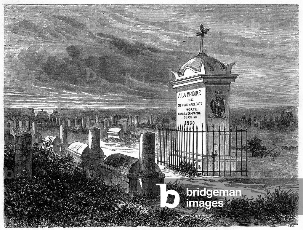 Image of View of the French Cemetery in Pekin (Beijing), China