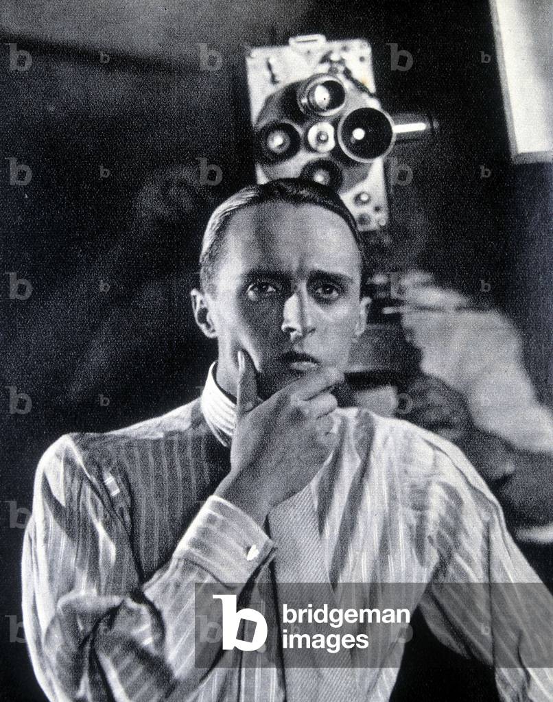 Portrait of Rene Clair on a shoot - in 