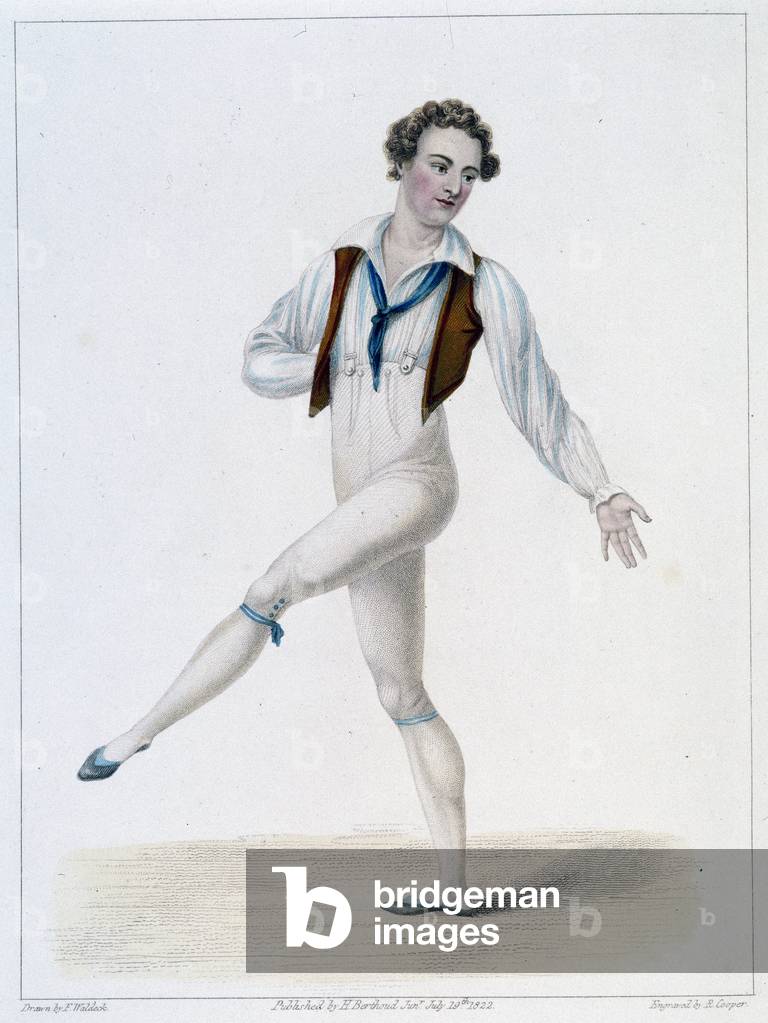 Portrait of Monsieur Le Blond in the Ballet of the Assumed Peasant, 1825.