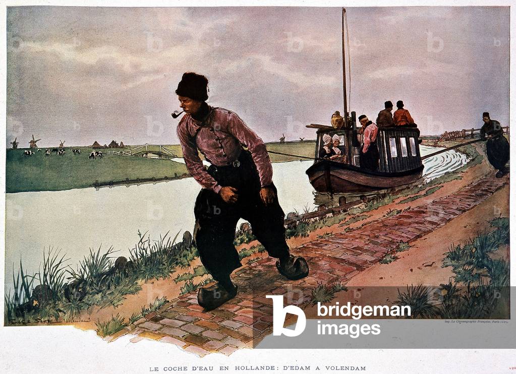 Swaving of a river boat in Holland between Edam and Rotterdam, Dec. 20th