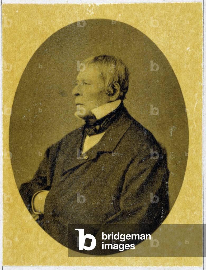 Portrait of Jean Auguste Dominique Ingres (1780 - 1867) in 1841.