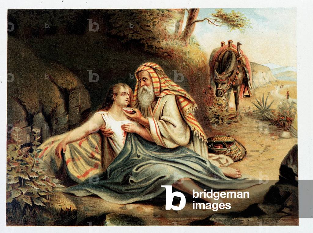 Le Bon Samaritan - in «» Aurea Bibbia classica: storia della rivelazione divina nell'antico e nel nouvo tesiam
