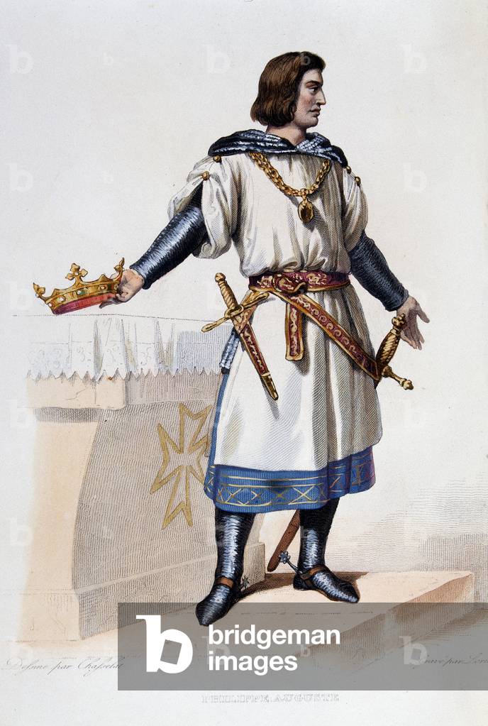 Philippe Auguste - in “” Le Plutarque Français”” 1844-1847