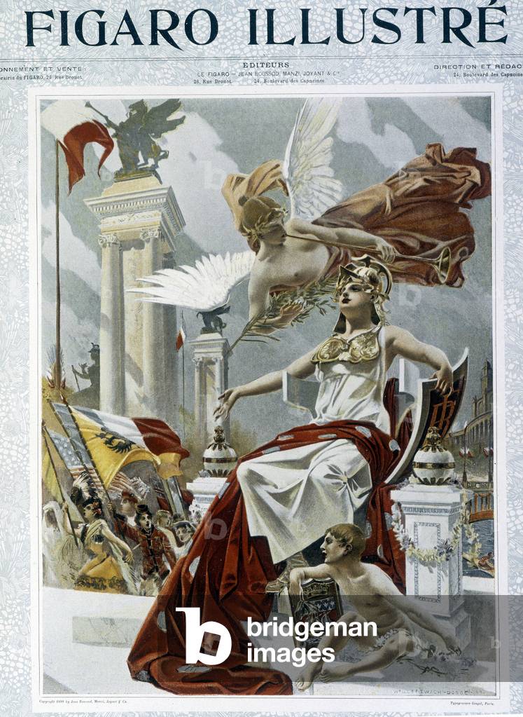 L'Exposition Universelle 1900: Allegory - in “The Figaro Illustrated””, May 1899