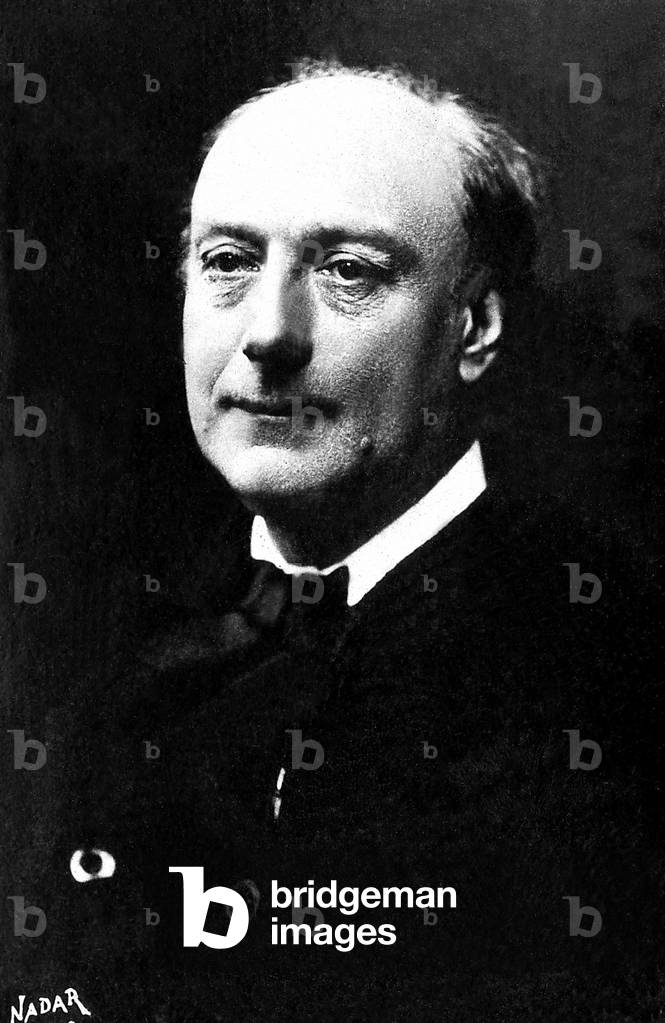 Portrait of Theodore de Banville (1823-1891), French poet.