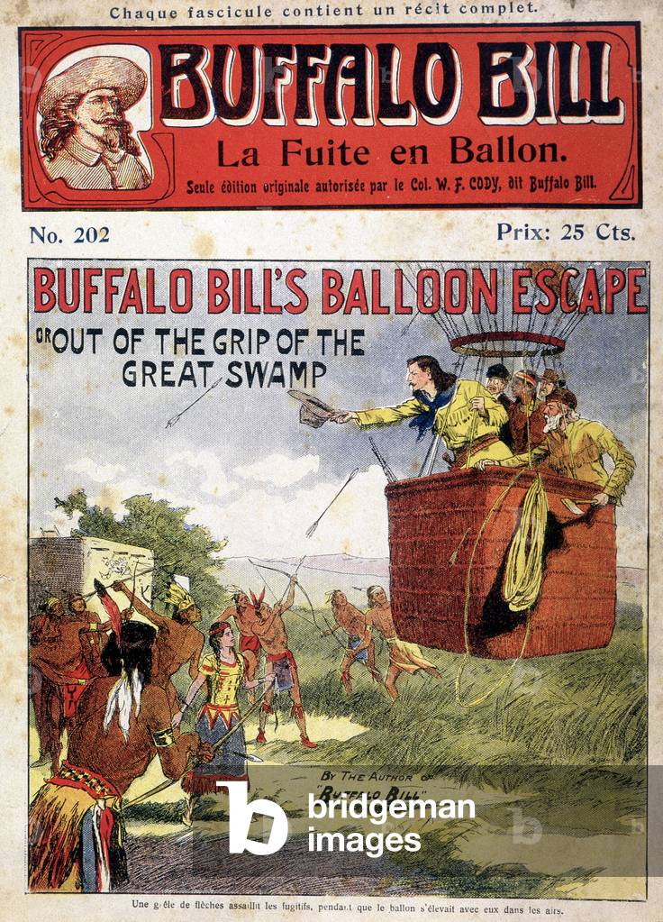 The Balloon flight: the Indians throw their arrows towards the fugitives