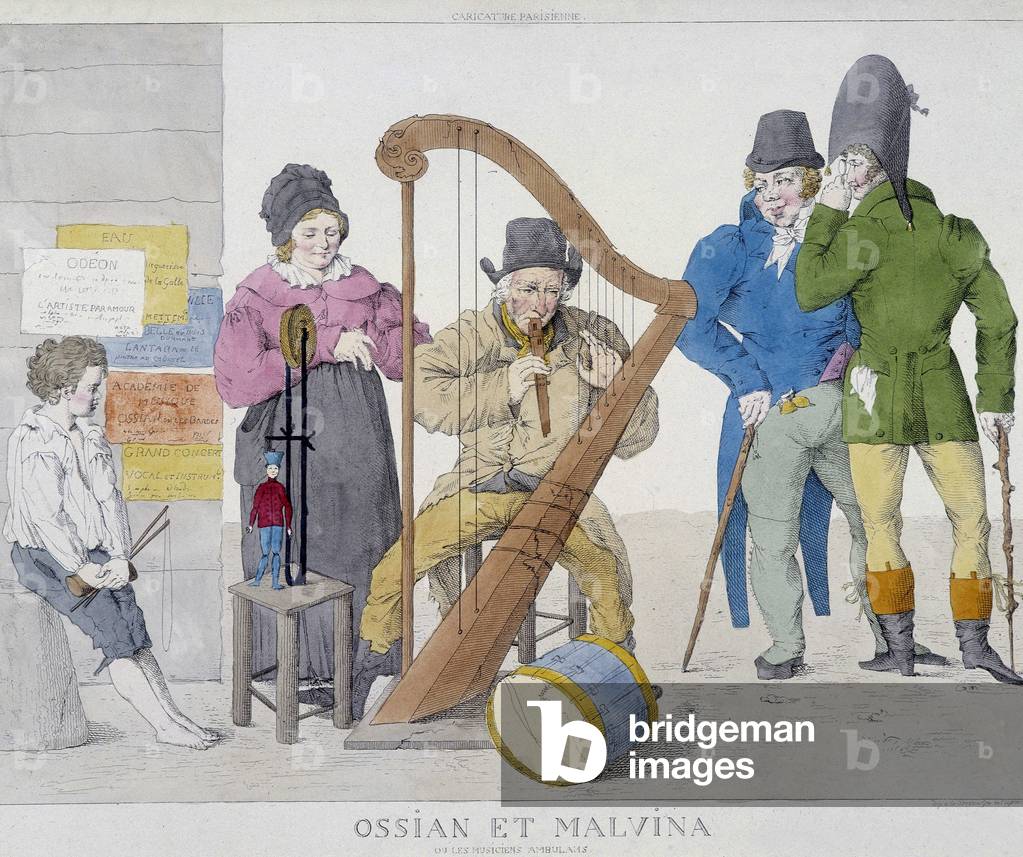 Family of travelling musicians in the 19th century