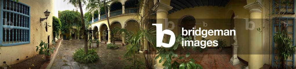 The museum Calle Obra Pia, Havana. 360-degree panoramic by Leonard de Selva, Cuba, 2001.