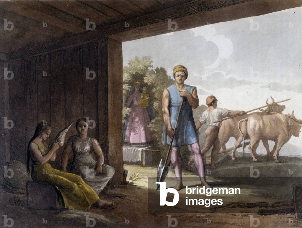 Paternalistic colonization by Jesuites using the know-how of the Tupi Guaranis Indians in Paraguay.