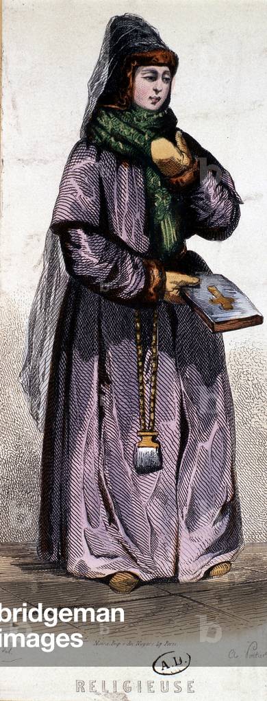 Russian Orthodox Religion, Engraving, 1855.
