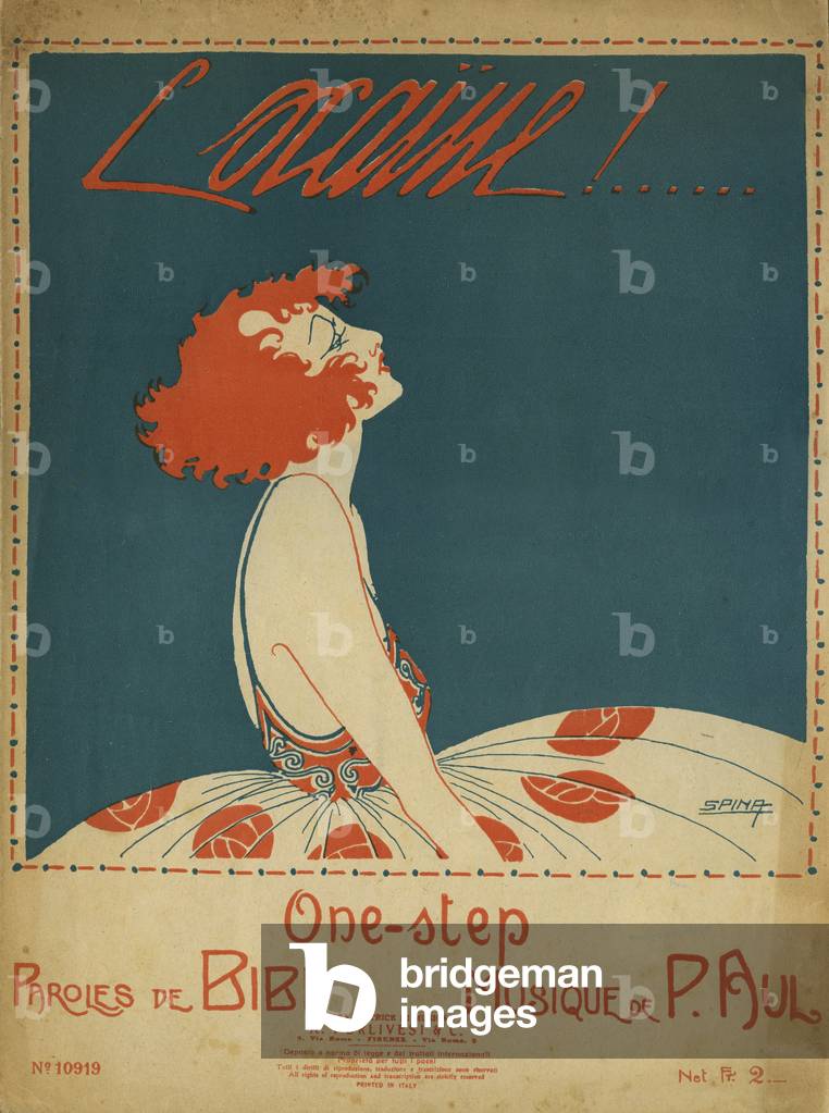 'Cocaine!... One Step', published by A. Forlivesi, c.1927 (colour litho)