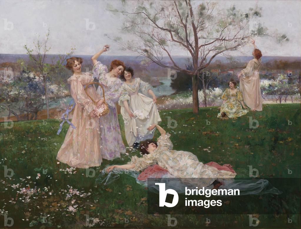 Spring Flowers, c.1897 (oil on panel)