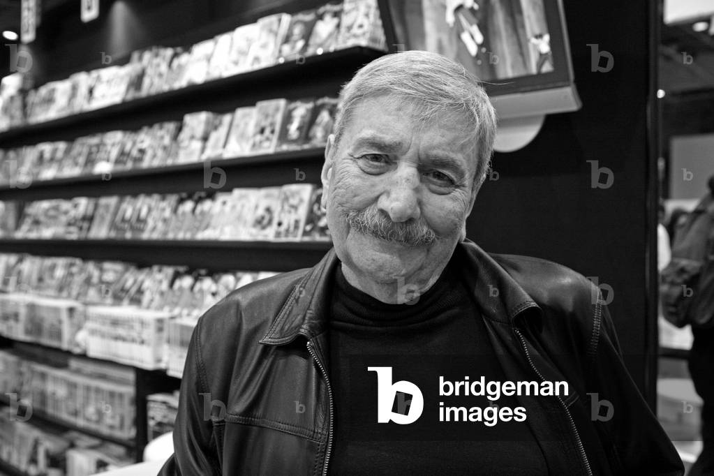 Portrait of Fred (Aristides Othon), French cartoonists. Opening of the Paris Book Fair on March 12, 2009.