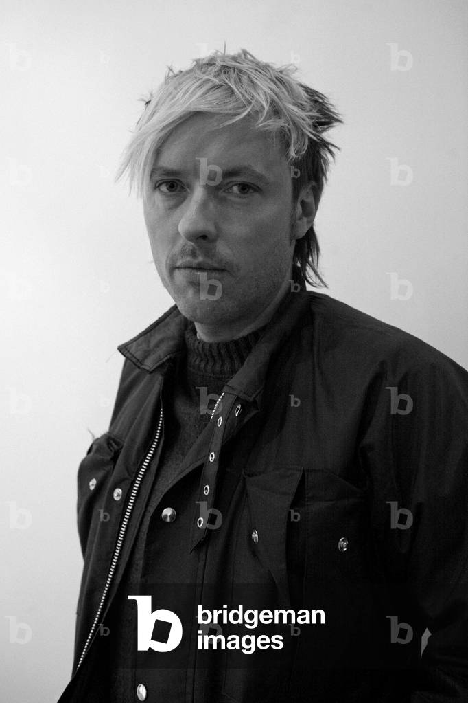 Oliver Hangl, Austrian artist. Opening of the exhibition Kai-Yuen Chan in the Deborah Zafman gallery in Paris on December 6, 2008.