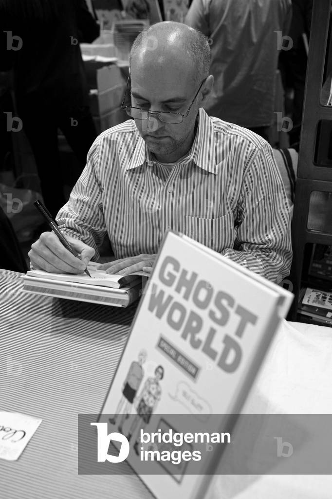Portrait of Daniel Clowes, American cartoonist. 36th Angouleme International Film Festival 2009.