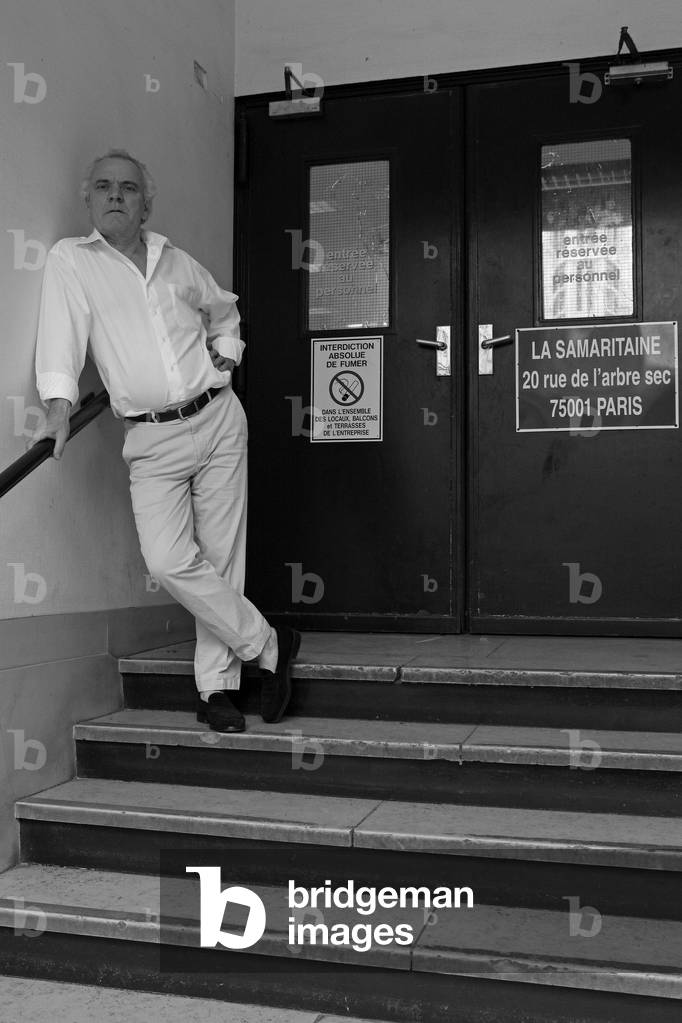 Portrait of Emmanuel, French artist. Paris on August 5, 2009.