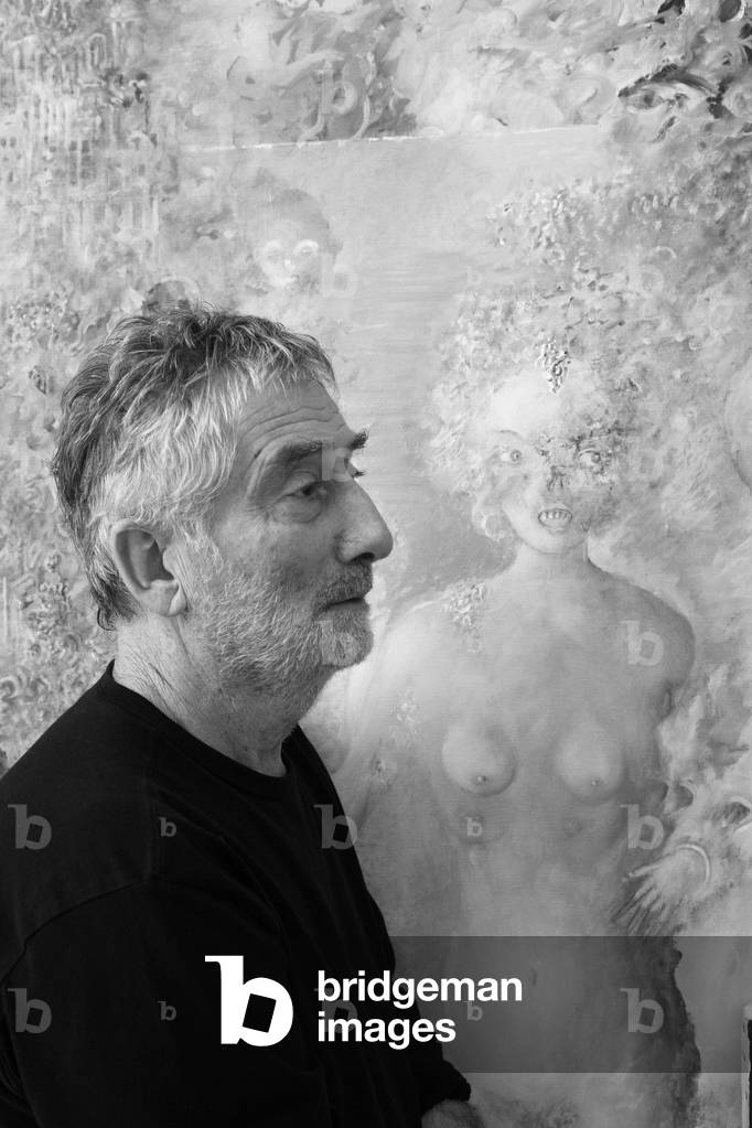 Image de Photographie représentant Portrait de Ljuba par Ljubomir Ljuba Popovic, b/w