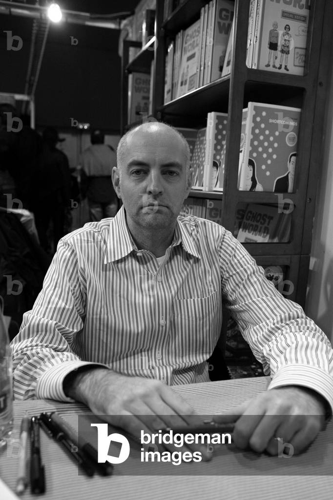 Portrait of Daniel Clowes, American cartoonist. 36th Angouleme International Film Festival 2009.