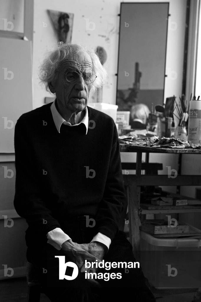 Image of Photography depicting Portrait of Claude Weisbuch 2008, b/w
