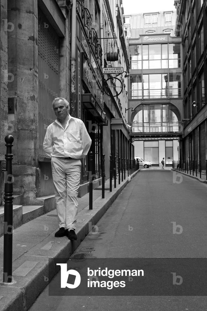 Portrait of Emmanuel, French artist. Paris on August 5, 2009.