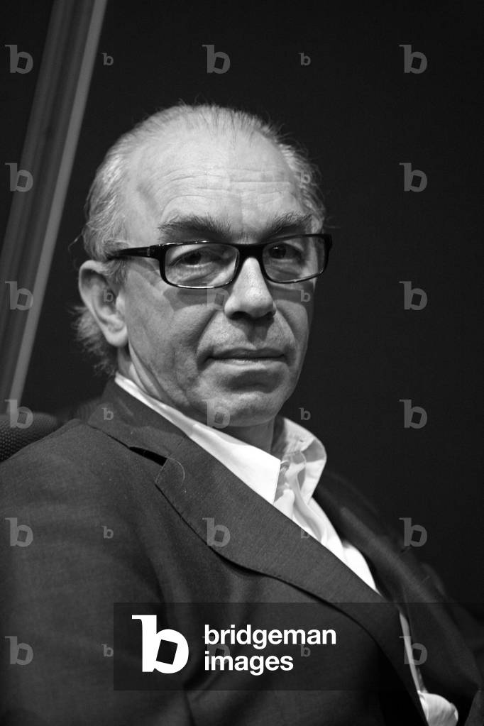 Portrait of Joost Swarte, Dutch cartoonist. 36th Angouleme International Film Festival 2009.