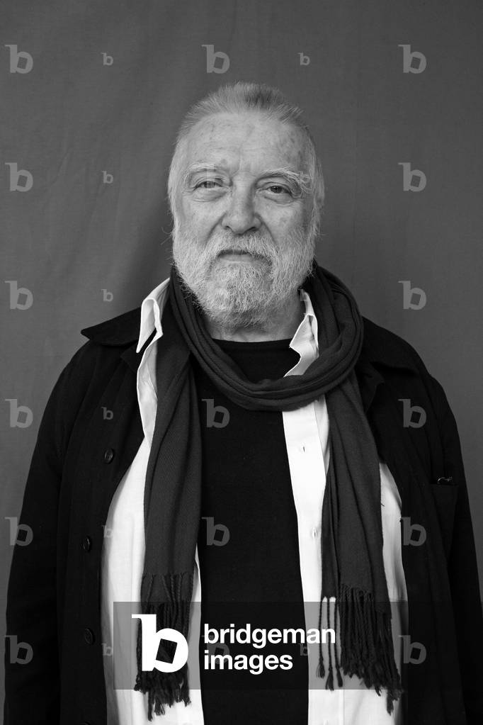 Portrait of Joseph-Julien Guglielmi (Joseph Julien), French poet. 27th Marche de la Poesie. Place Saint Sulpice, Paris, June 18, 2009.