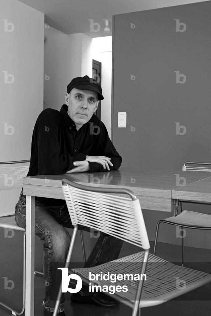 Portrait of Jean-Philippe (Jean Philippe) Masson (aka Muzo), French painter, at Rosny sous Bois in 2009.
